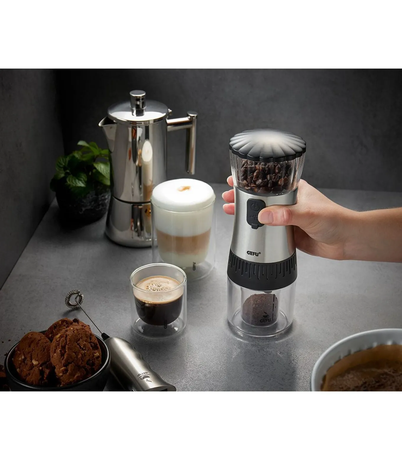 Koffiemolen POLVE, elektrisch USB