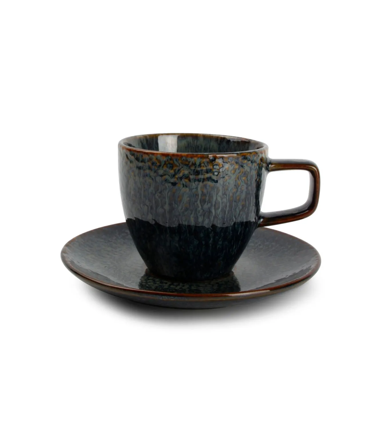 Kop 20cl en schotel 14,5cm saffier Mielo - (x4)