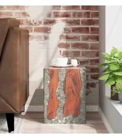 Kruk massief teakhout en hars