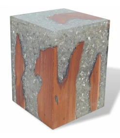 Kruk massief teakhout en hars