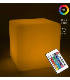 Kubus led verlichting 30 cm