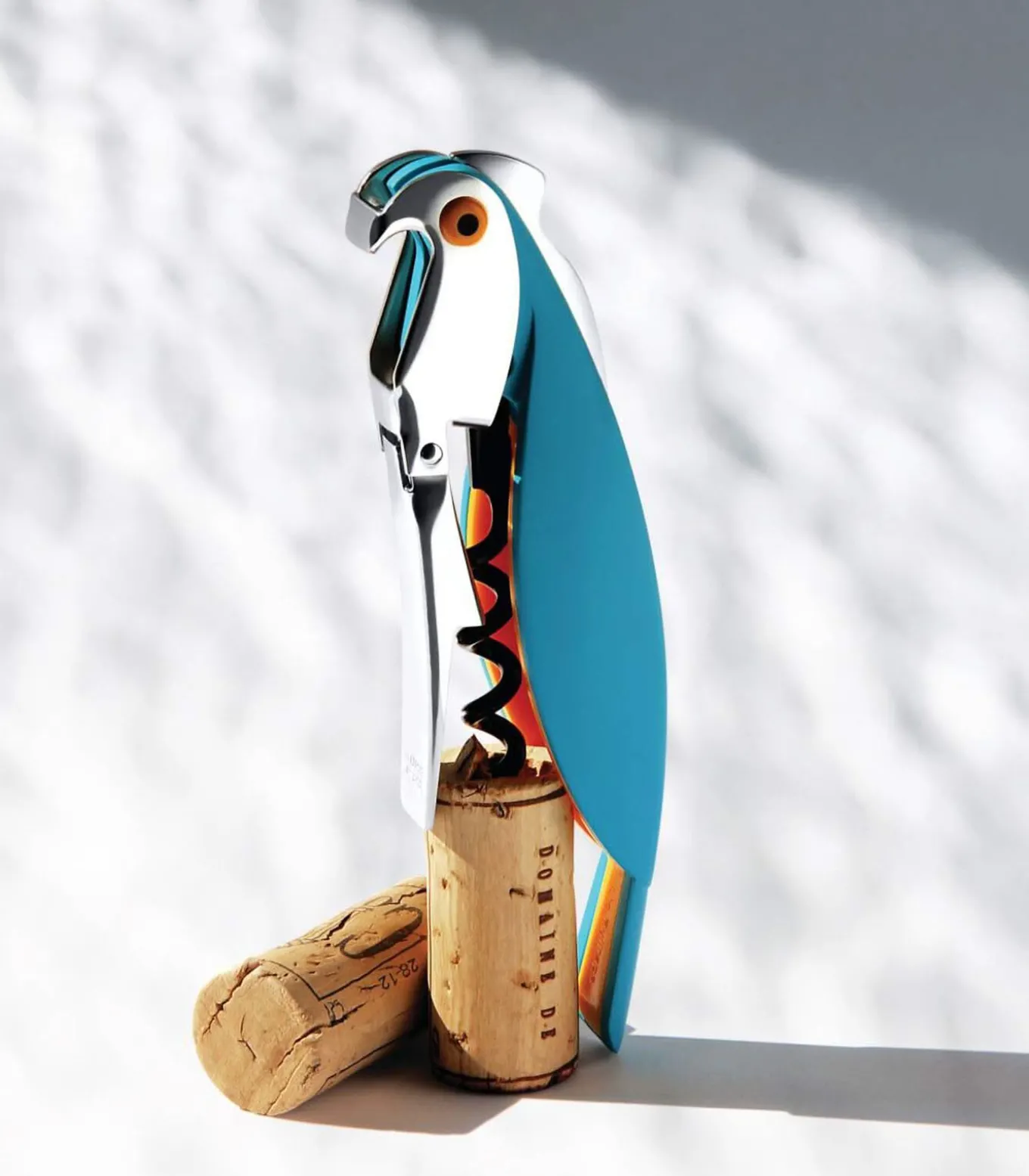 Kurkentrekker Parrot - AAM32 AZ - Blauw - door Alessandro Mendini