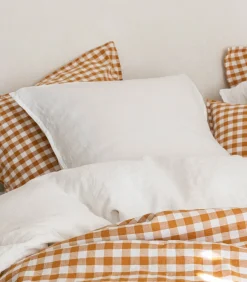 Kussensloop van gewassen hennep, DELICATE HENNEP