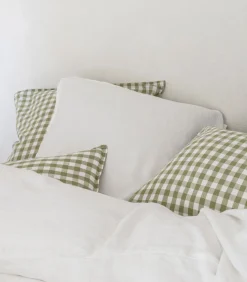 Kussensloop van gewassen hennep, DELICATE HENNEP