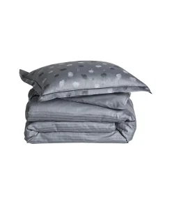 KYOTO Graphite -Laken Jacquard katoen