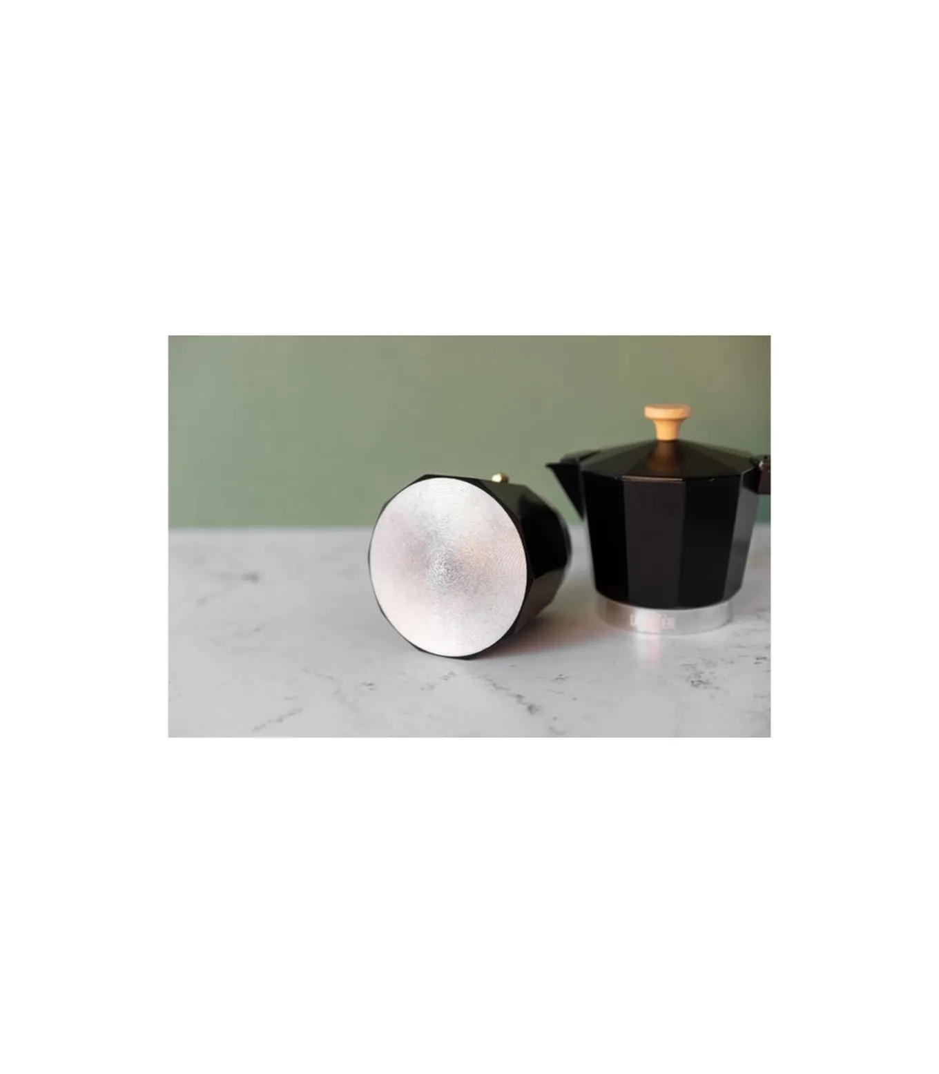 La Cafetière Percolator Venice Aluminium / Zwart - 290 ml / 4 kops