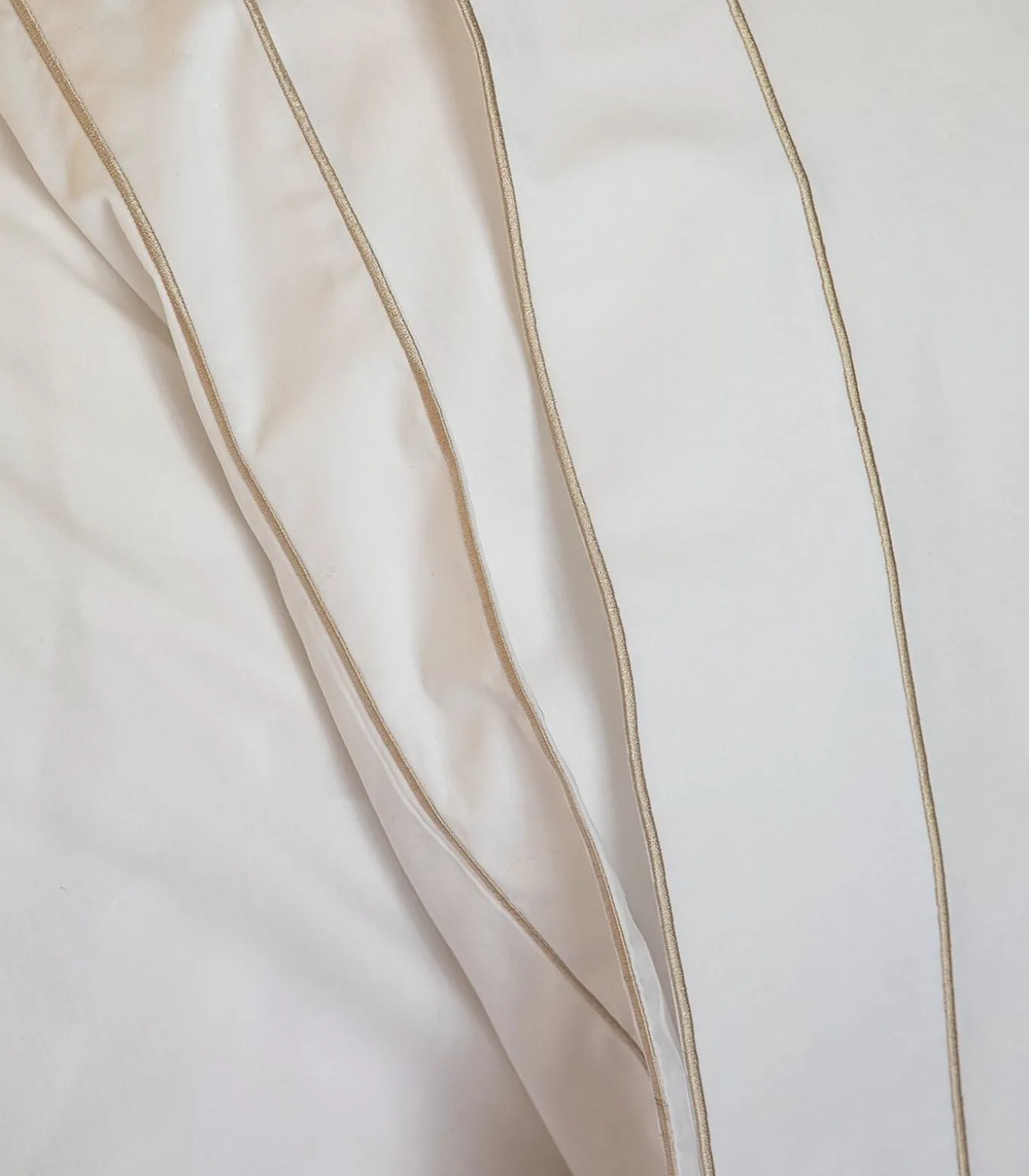 Laken | Louvre - Blanc/Sable