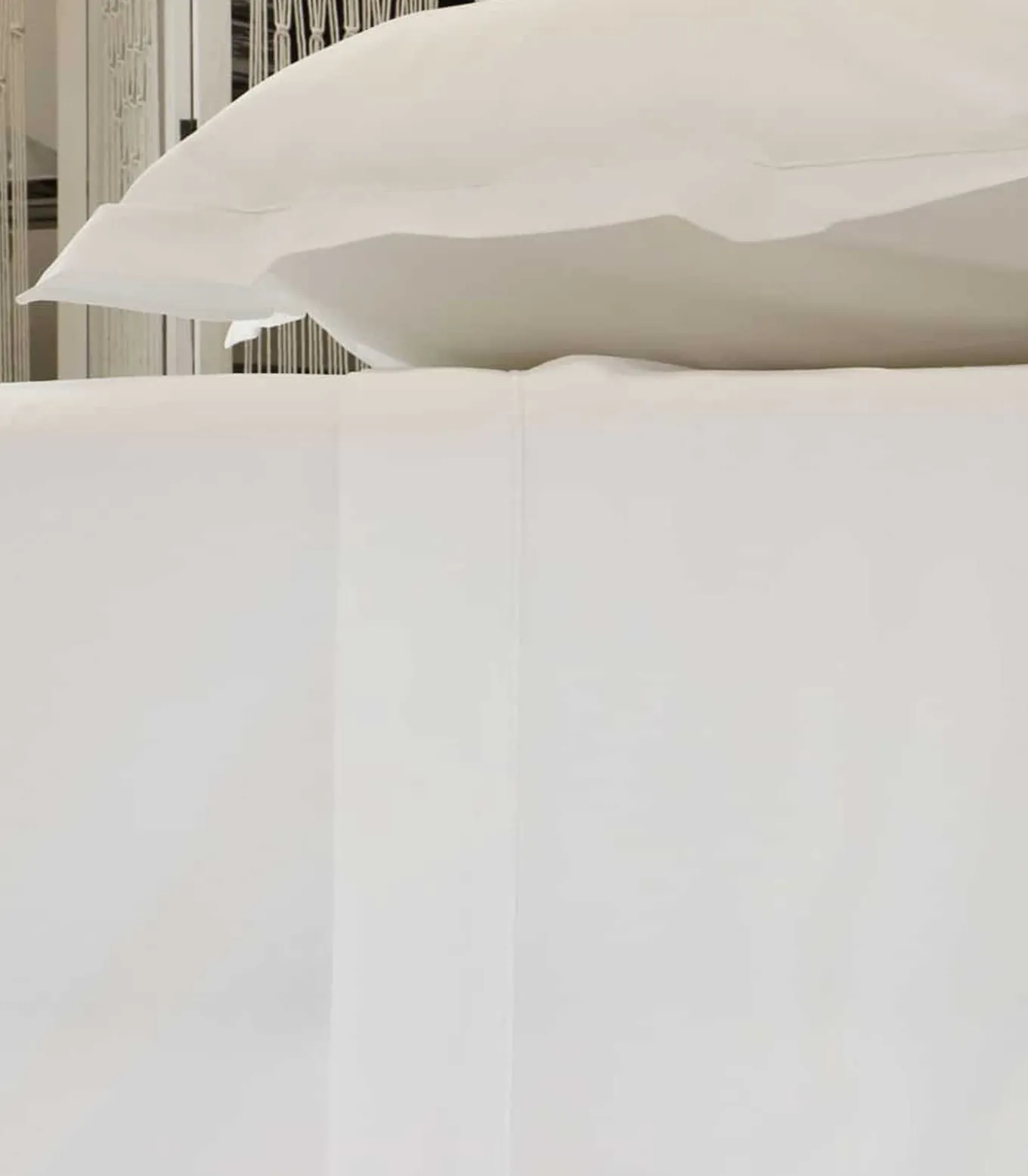 Laken in wit perkalkatoen 270x290 cm