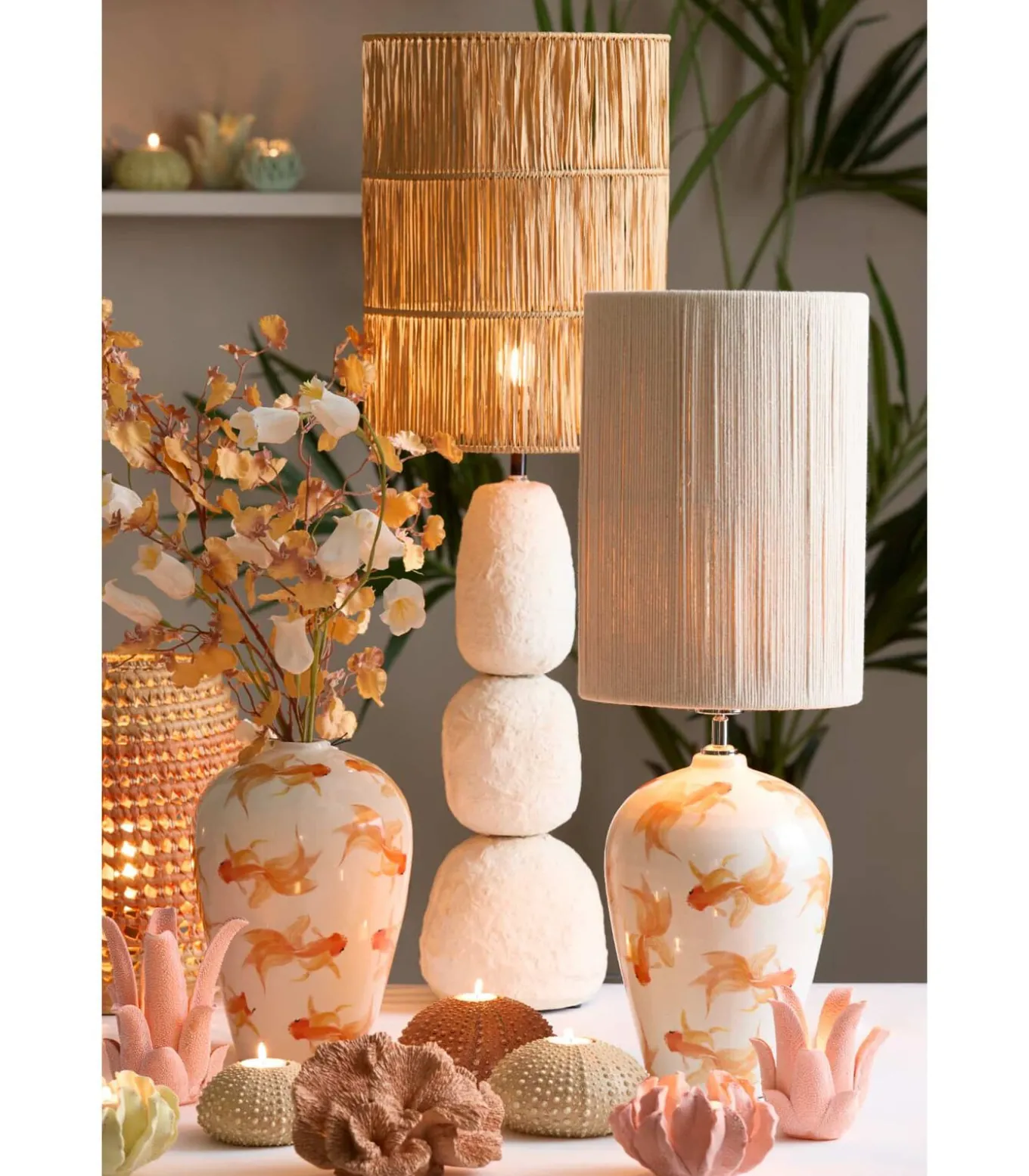 Lampenkap Lanzano - Bruin - 30x30x40cm