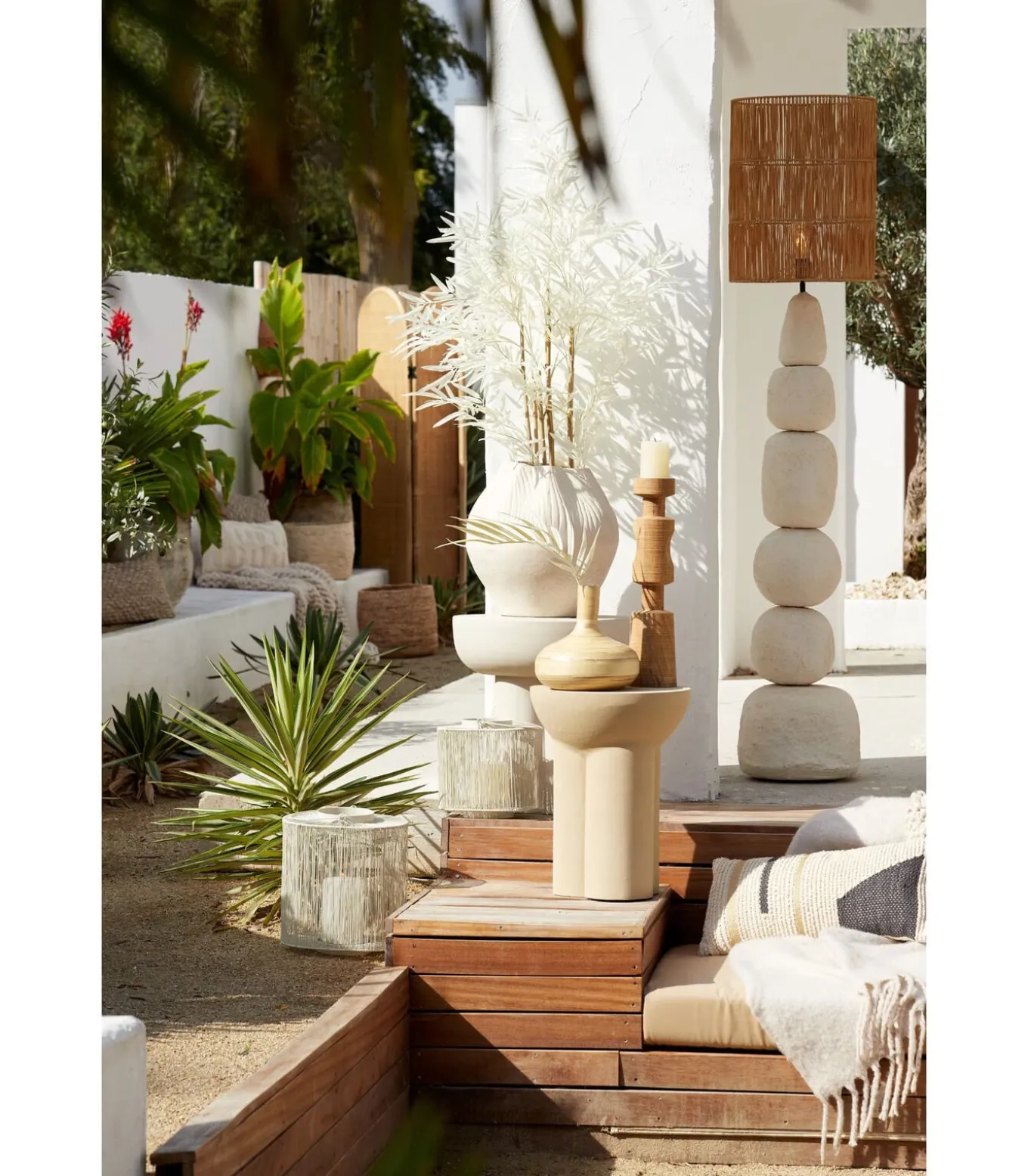 Lampenkap Lanzano - Bruin - 40x40x50cm