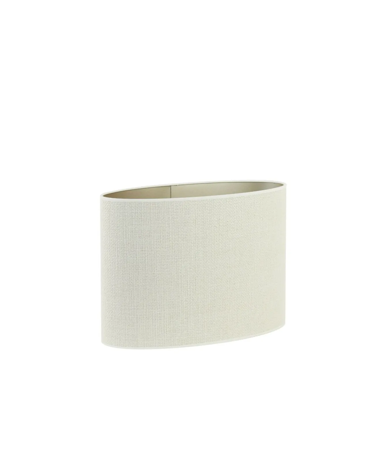 Lampenkap ovaal Saverna - Eiwit - 45x21x32cm