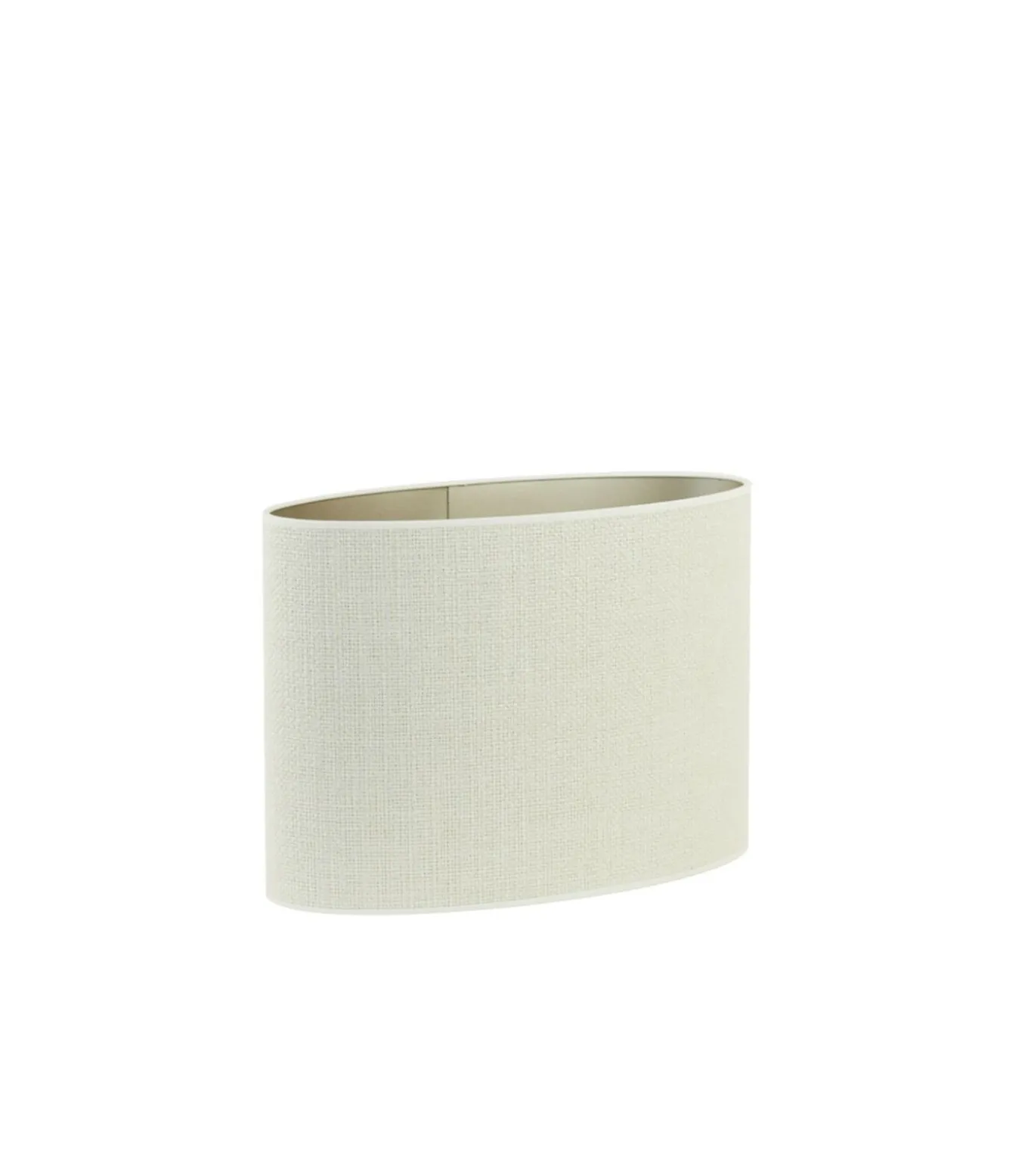 Lampenkap Ovaal Saverna - Eiwit - 30x15x25cm