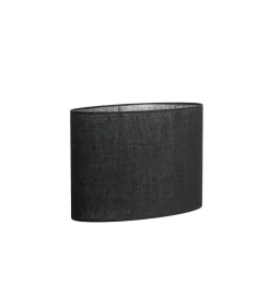 Lampenkap ovaal Sendai - Zwart - 38x17.5x28cm