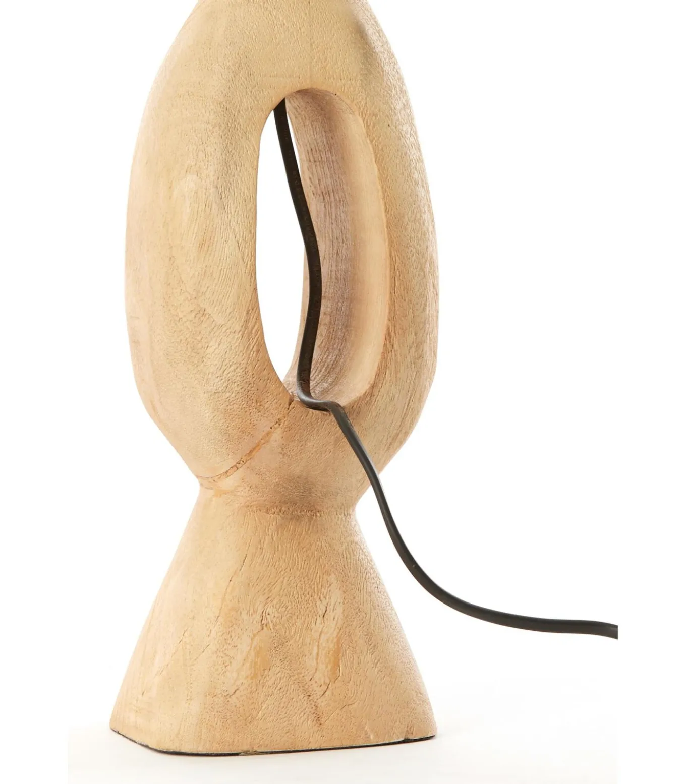 Lampvoet Django - Mat Naturel - 11x9x45cm