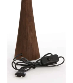 Lampvoet Festina - Donkerbruin - Ø9x33cm