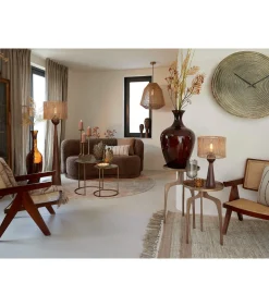 Lampvoet Festina - Roodbruin - Ø9x33cm