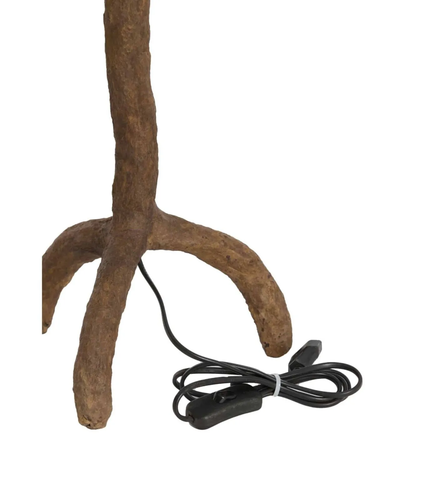 Lampvoet Guja - Donkerbruin - 20x20x57cm