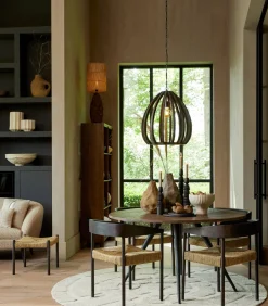 Lampvoet Takabe - Bruin - Ø21cm