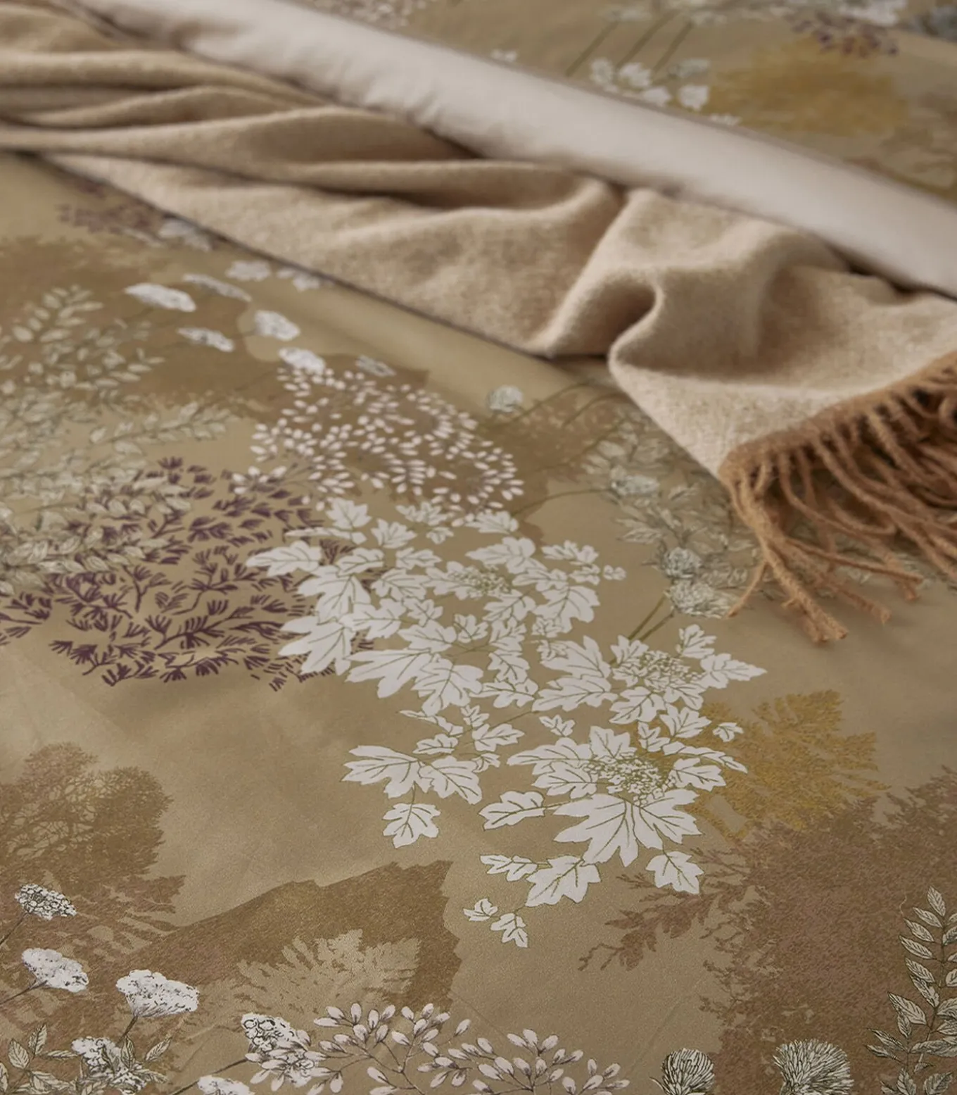 Lande - Effen kussensloop in biologisch katoen satijn