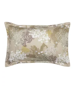 Lande - Kussensloop in katoen satijn met print