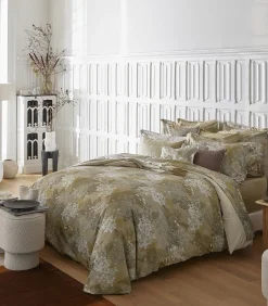 Lande - Kussensloop in katoen satijn met print