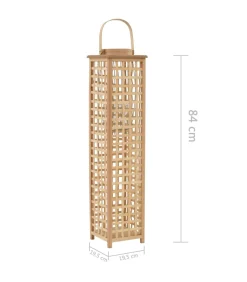 Lantaarnhouder hangend bamboe natuurlijk