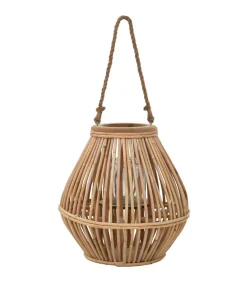 Lantaarnhouder hangend wicker naturel