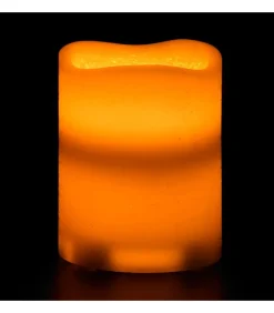 LED-kaarsen 24 st vlamloos met afstandsbediening warmwit