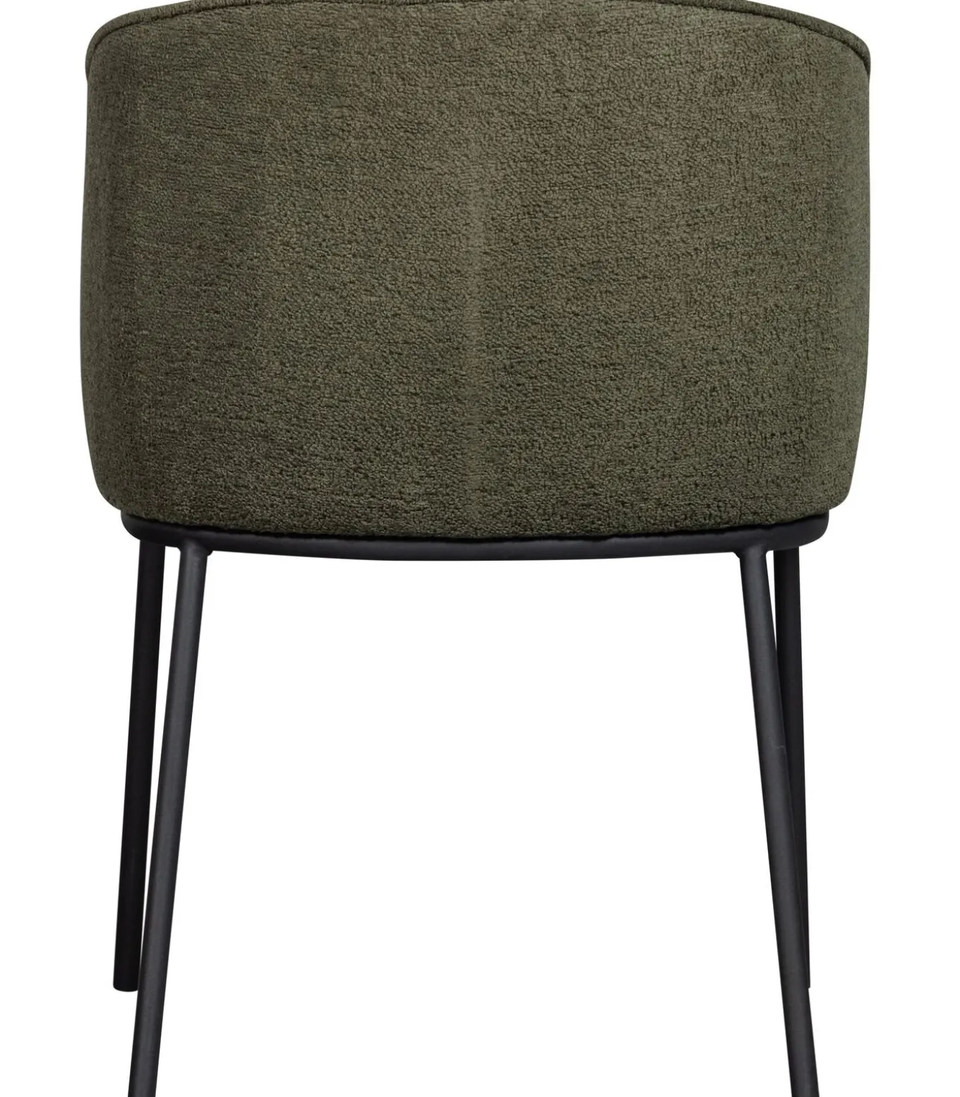 Leon Eetkamerstoelen - Bouclé - Bosgroen - Set van 6
