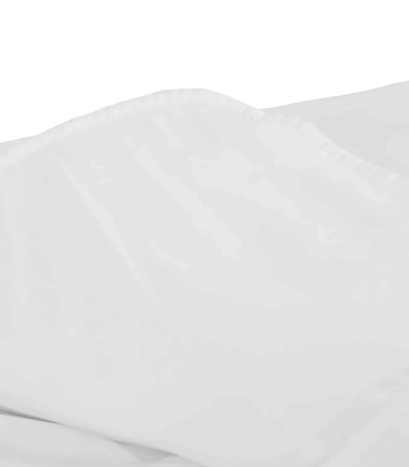 Lichtgewicht synthetisch zomerdekbed in wit polyester 240x260 cm