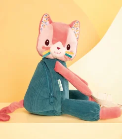 Lilliputiens rugzak voor kinderen - zachte rugzak Jeanne de kat - verstelbare schouderbanden en heupband