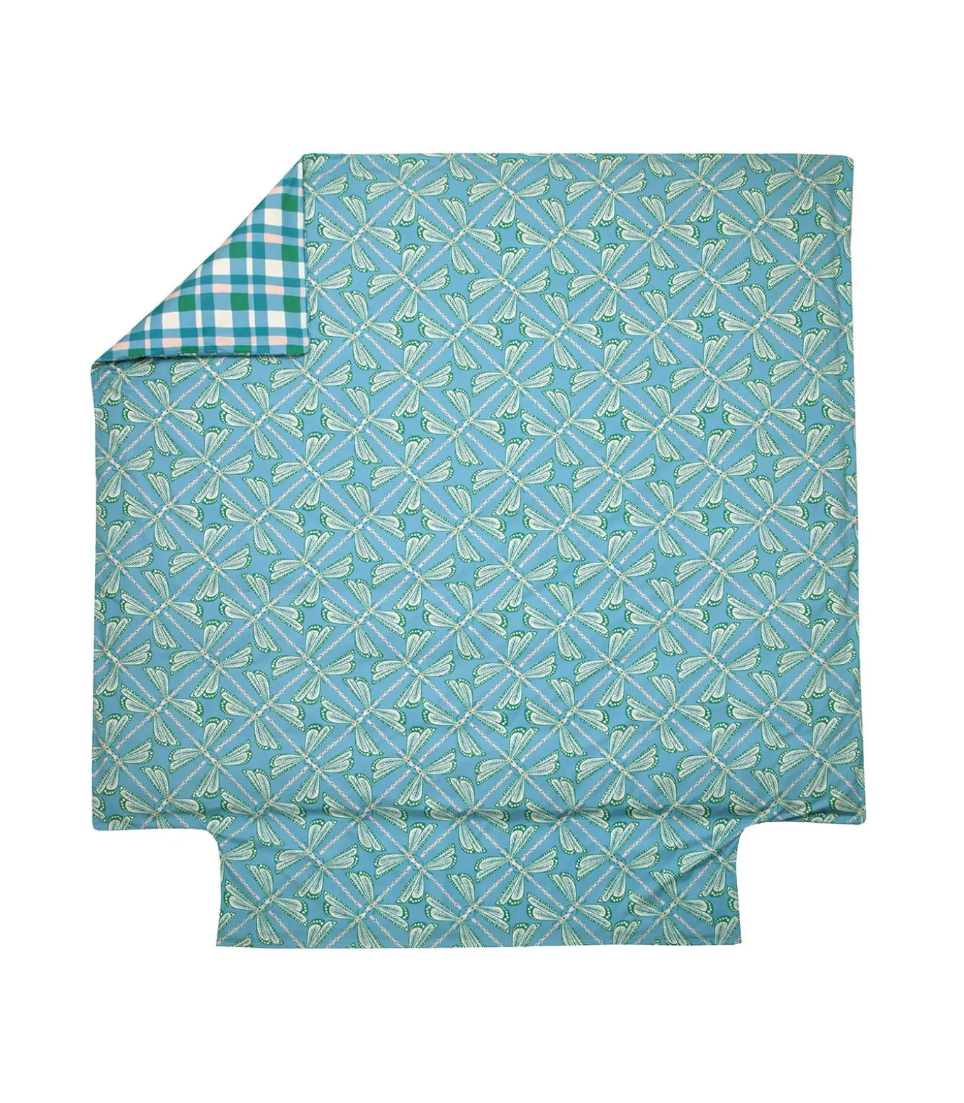 LILLY Bleu - Dekbedovertrek Perkaal Katoen