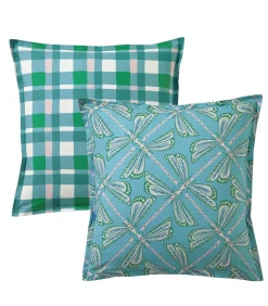 LILLY Bleu - Kussensloop Perkaal katoen