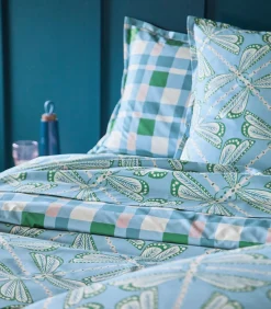 LILLY Bleu - Kussensloop Perkaal katoen