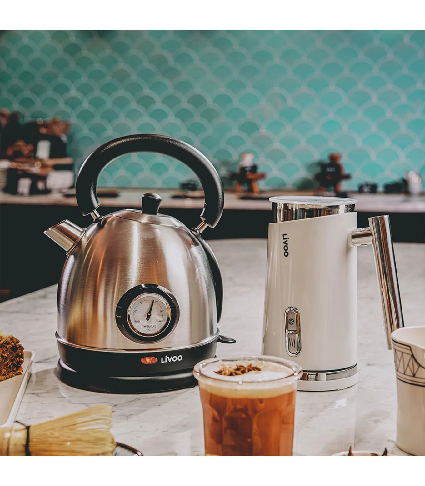 Livoo Melkopschuimer 500 W wit