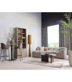 Loft Vloerlamp XL - Metaal/Bouclé - Tapenade 187xØ35 cm