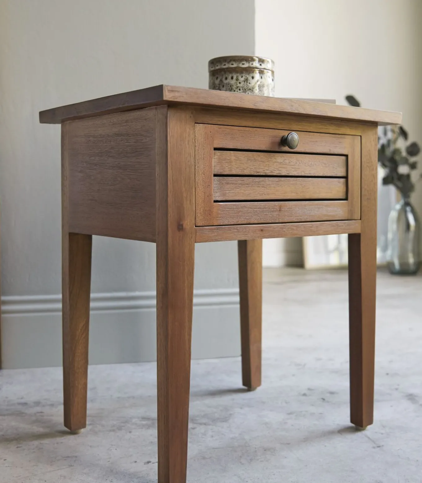 Loggia - Massief mahonie nachtkastje