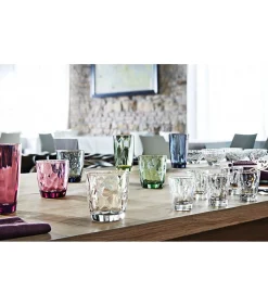 Longdrinkglazen Diamond Blauw 470 ml - 6 stuks