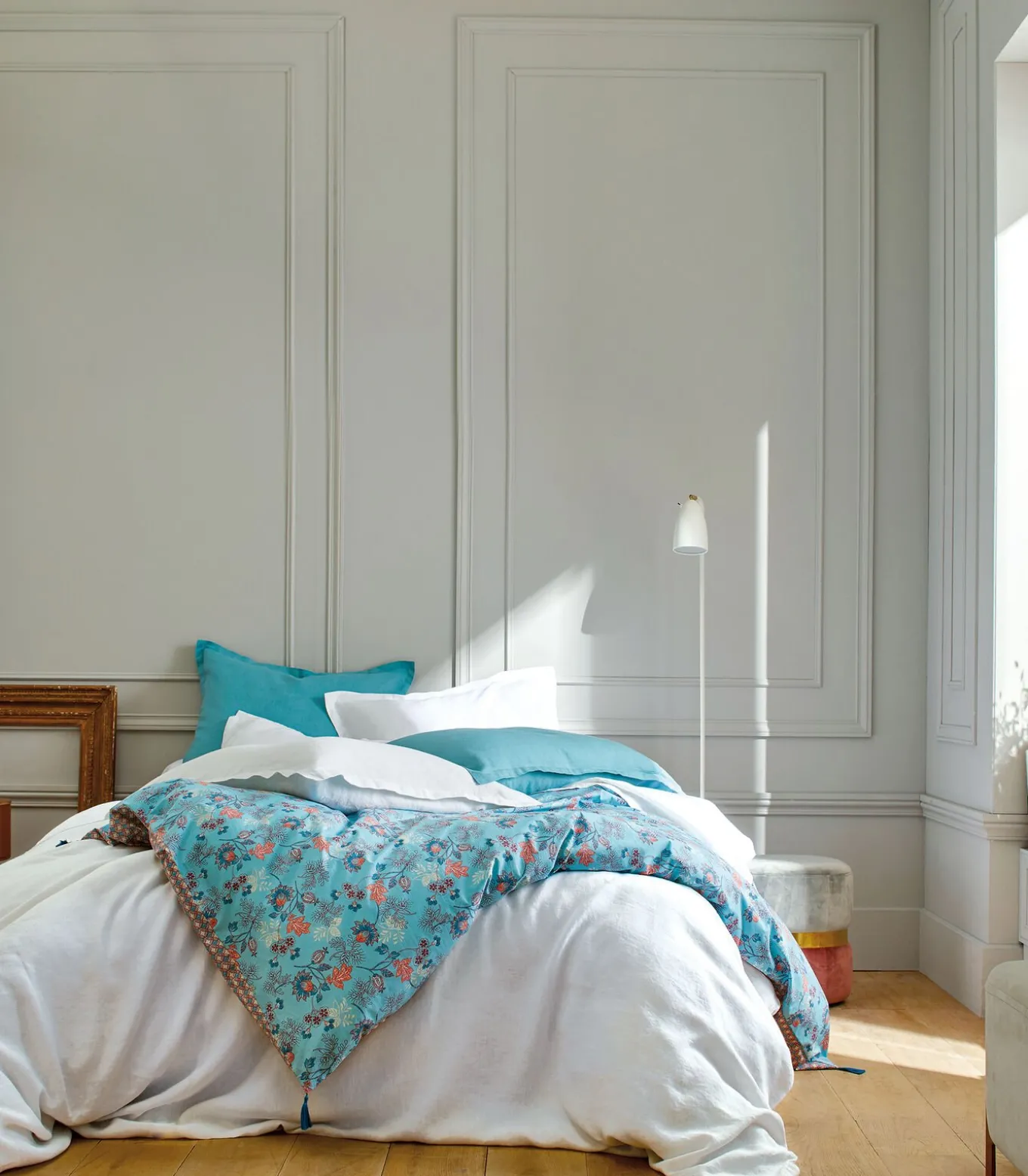 LOUXOR Blanc - Laken linnen Stonewashed