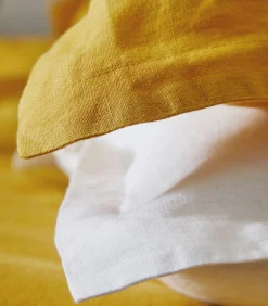 LOUXOR Blanc - Laken linnen Stonewashed