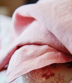 LOUXOR Bois de rose - Laken linnen Stonewashed