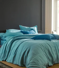 LOUXOR Celadon - Laken linnen Stonewashed