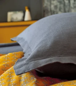 LOUXOR Graphite - Laken linnen Stonewashed