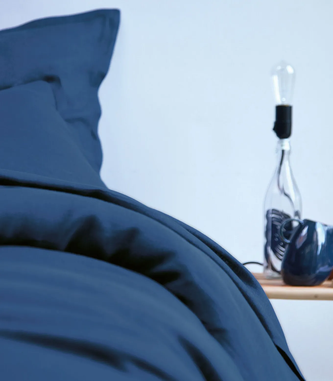 LOUXOR Marine - Laken linnen Stonewashed