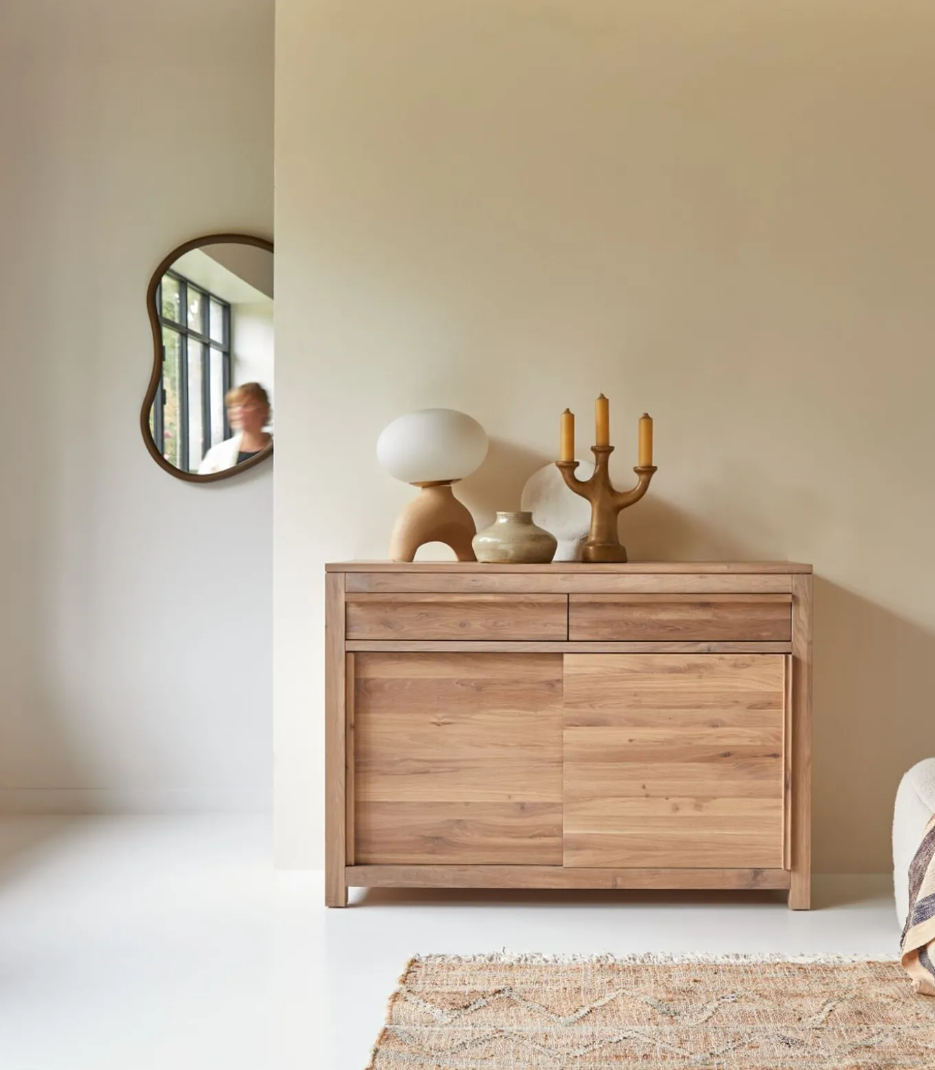 Luce - Massief eiken buffetkast 120 cm