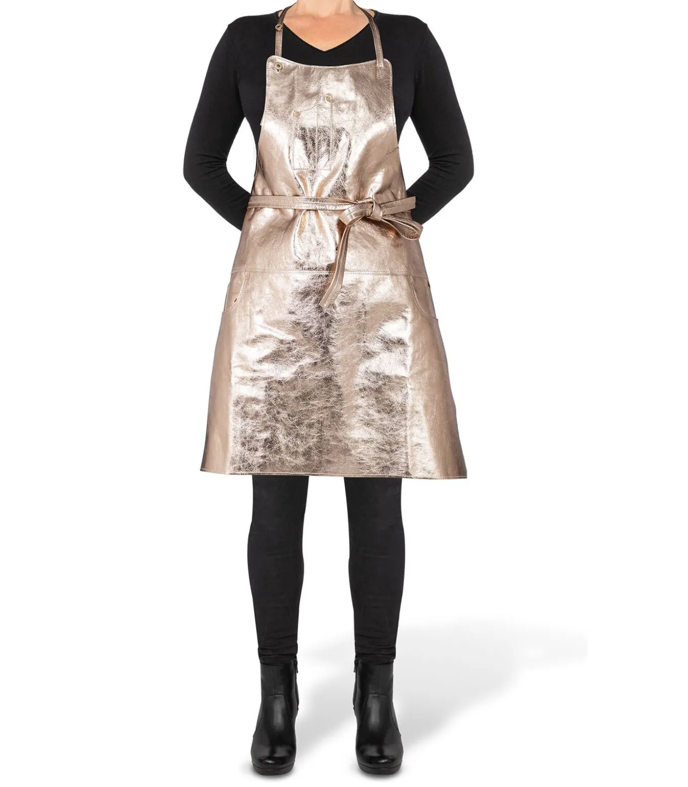 Luxe - Keukenschort - One site - Goudkleurig