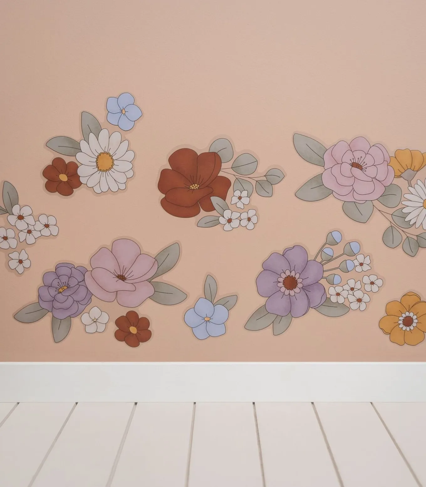 Luxe Muurstickers Vintage Little Flowers