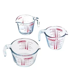 Maatbeker Set Classic Prepware (250 ml, 500 ml & 1 liter) - 3-Delig
