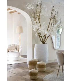 Mand Kenmare - Crème - Ø34cm - Set van 3