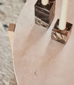 Marmeren kaarsenhouder